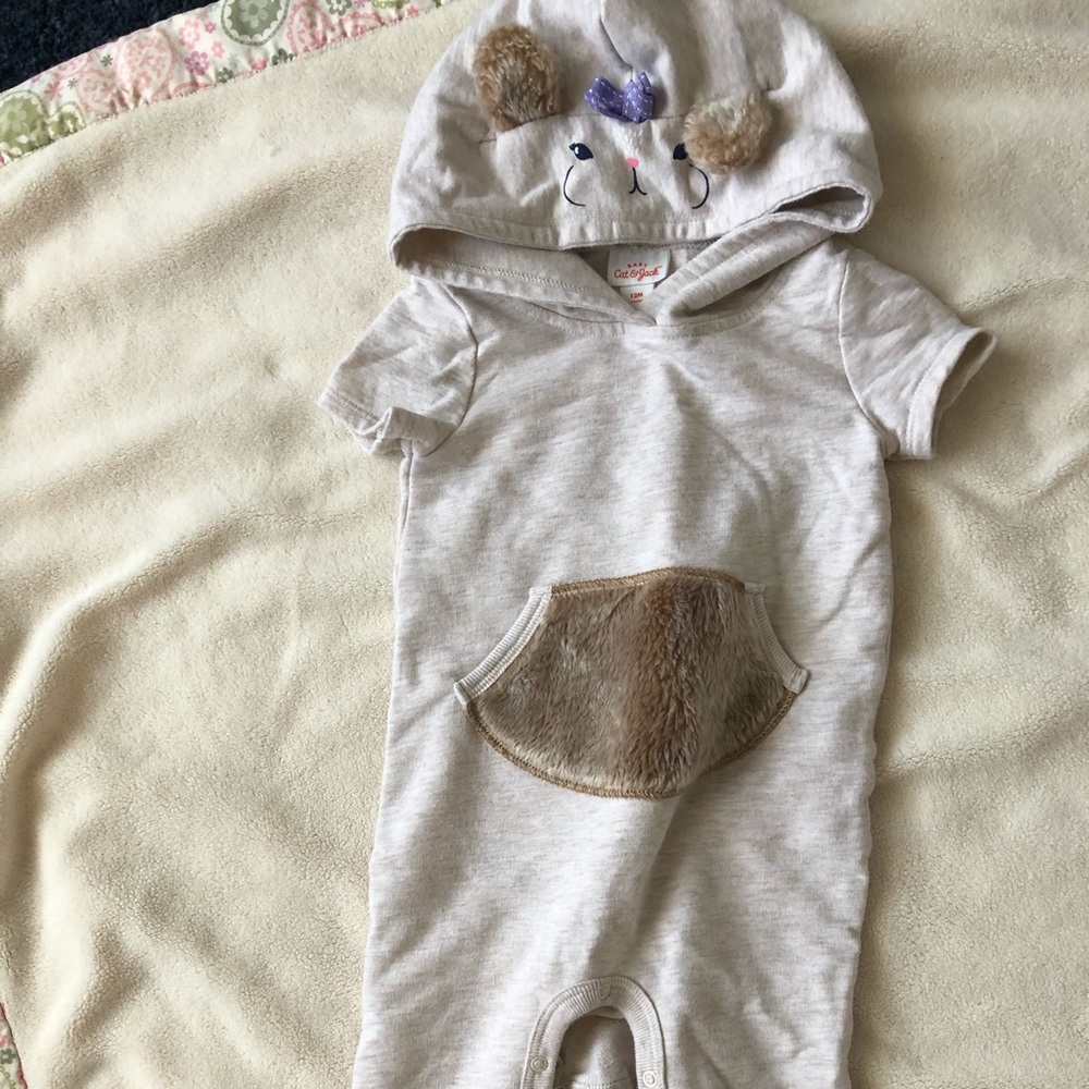 Hooded play suit